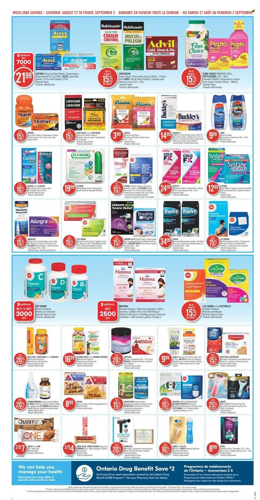 Shoppers Drug Mart flyer - August 27, 2022 - September 02, 2022. Page 2