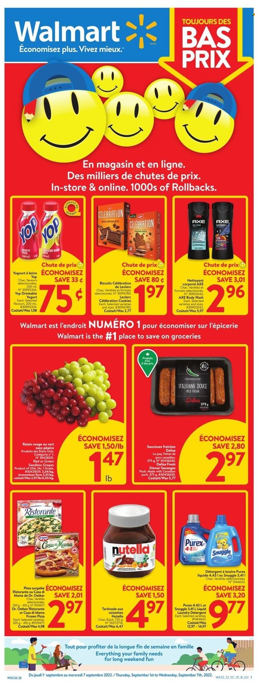 Walmart flyer - September 01, 2022 - September 07, 2022. Page 1
