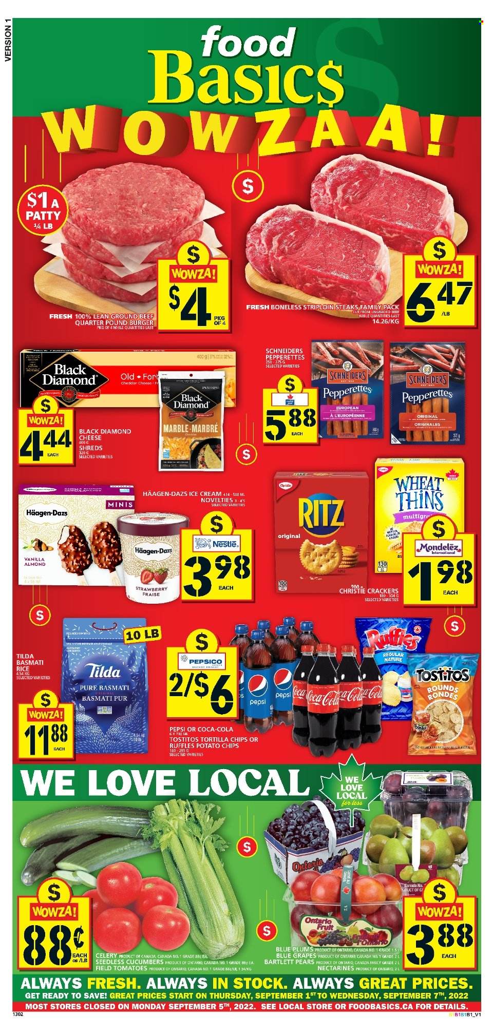 Food Basics flyer - September 01, 2022 - September 07, 2022. Page 1