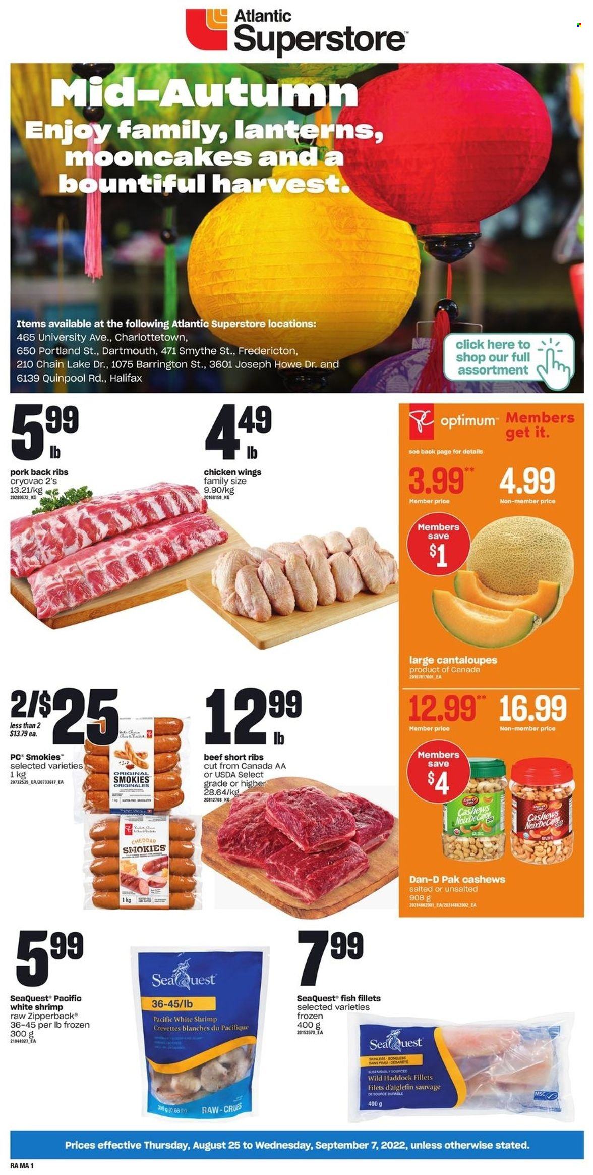 Atlantic Superstore flyer - August 25, 2022 - September 07, 2022. Page 1