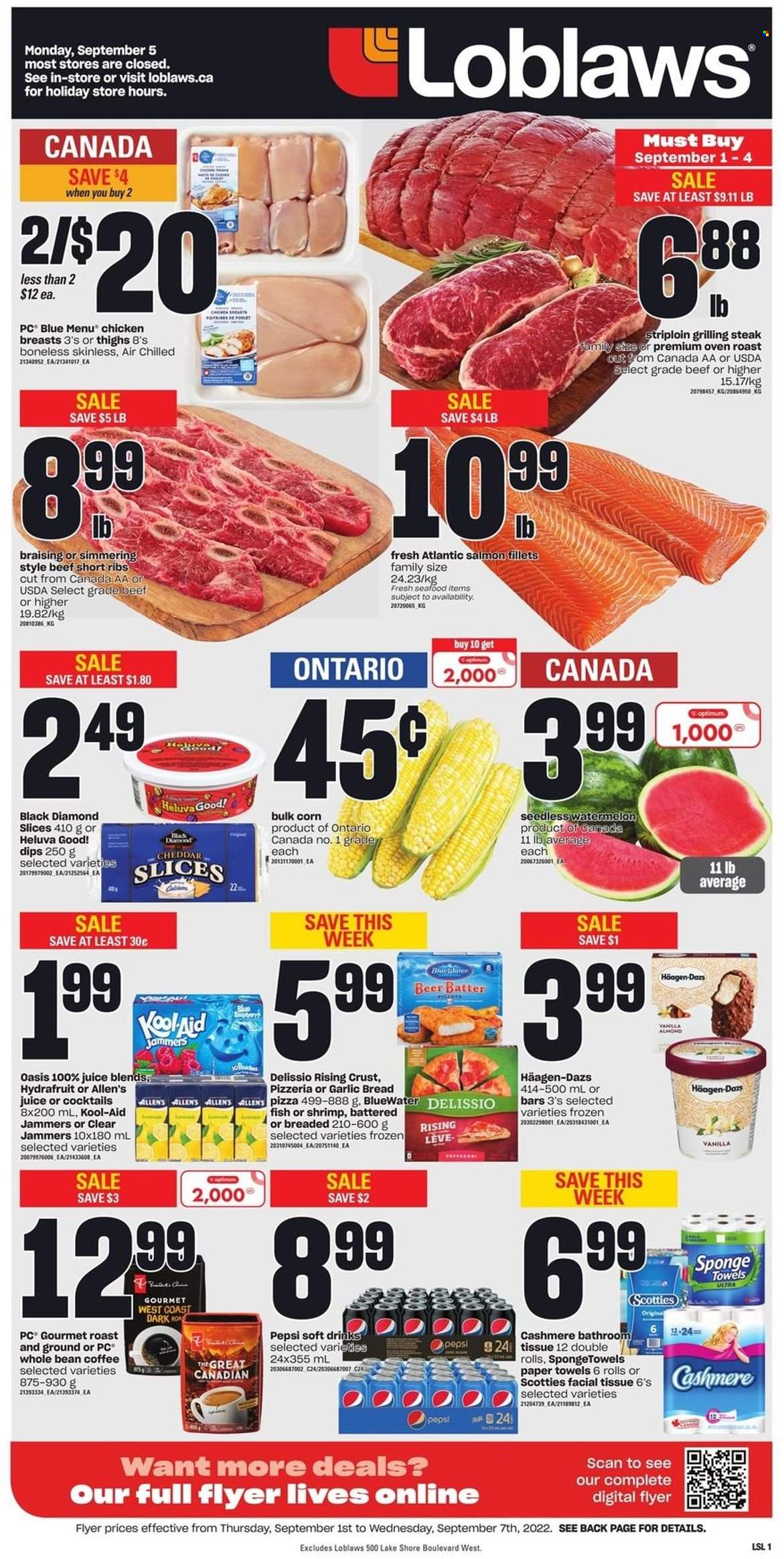 Loblaws flyer - September 01, 2022 - September 07, 2022. Page 1