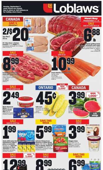 Circulaire Loblaws - 01 Septembre 2022 - 07 Septembre 2022.