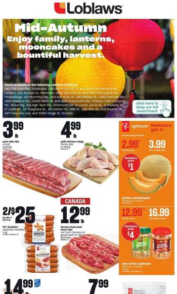 Loblaws Flyer - August 25, 2022 - September 07, 2022.