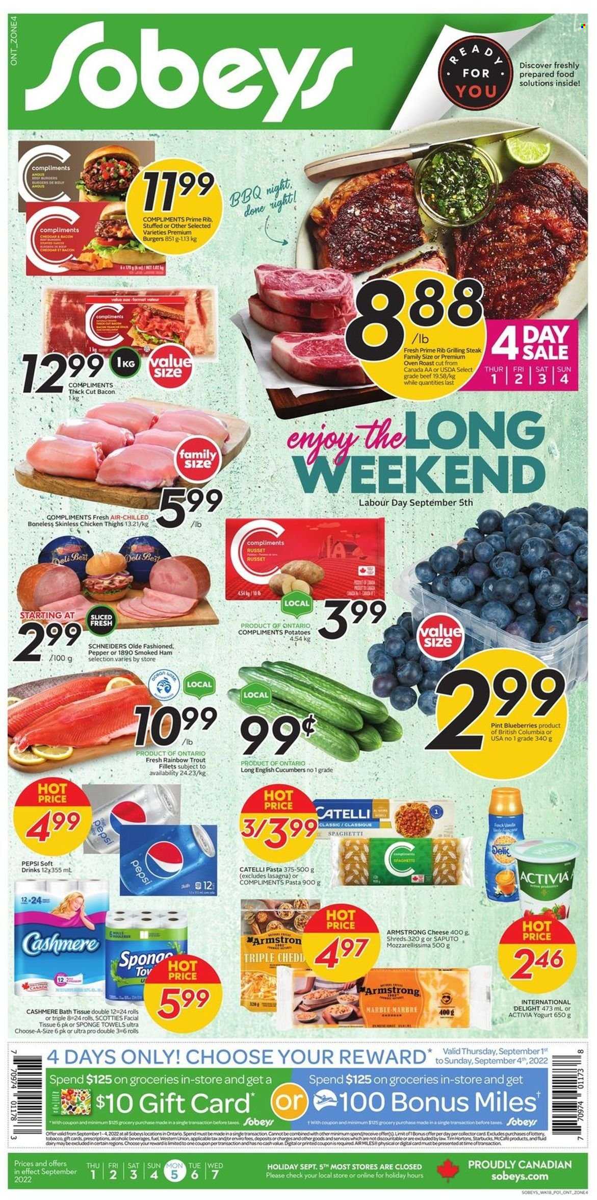Sobeys flyer - September 01, 2022 - September 07, 2022. Page 1