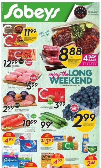 Sobeys Flyer - September 01, 2022 - September 07, 2022.