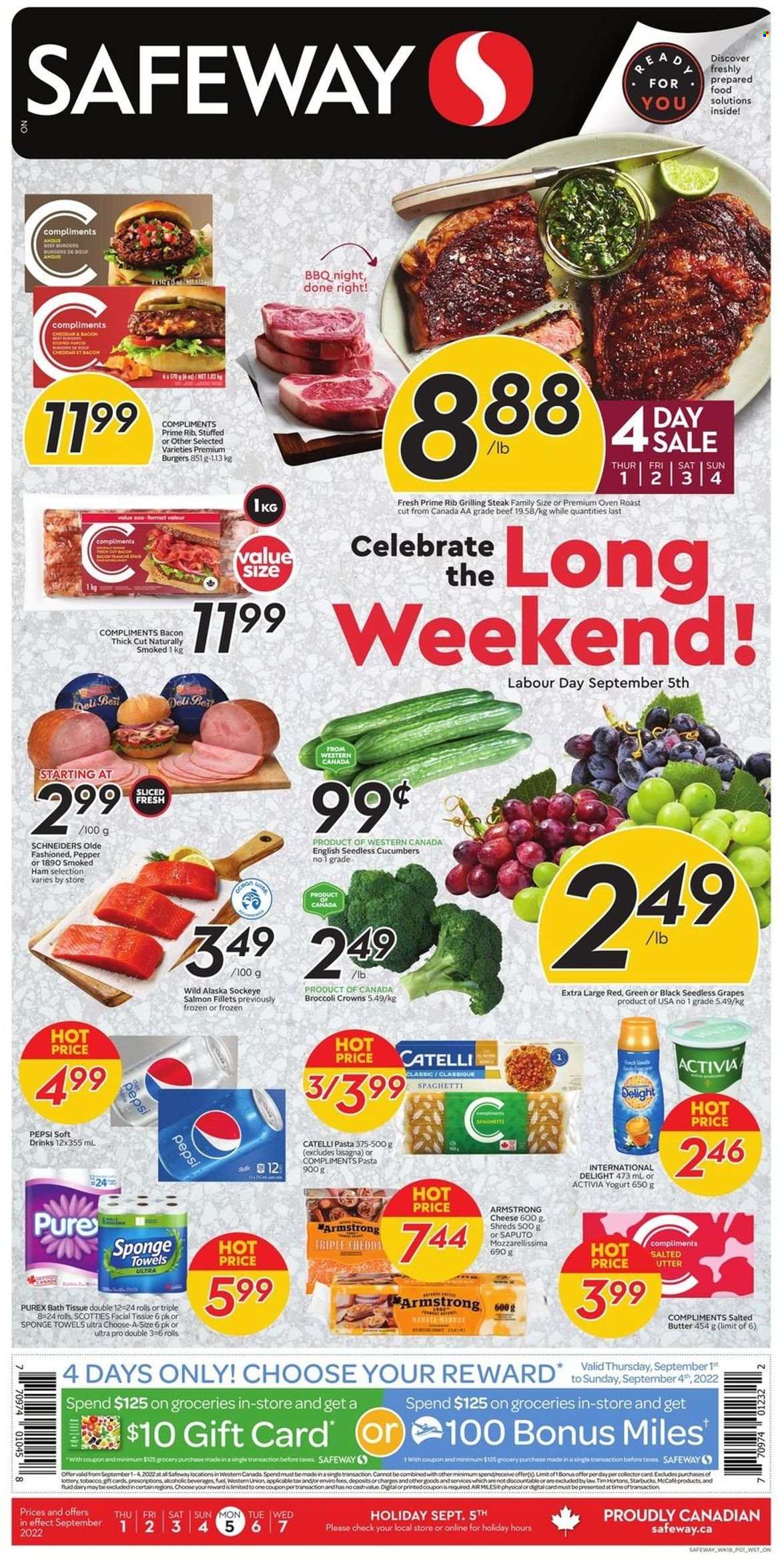 Safeway flyer - September 01, 2022 - September 07, 2022. Page 1