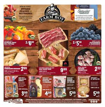 Farm Boy Flyer - September 01, 2022 - September 07, 2022.