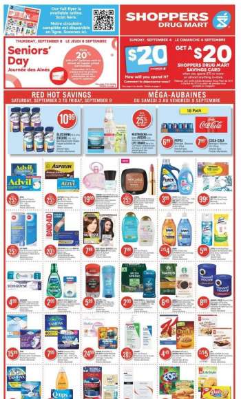 Circulaire Shoppers Drug Mart - 03 Septembre 2022 - 09 Septembre 2022.