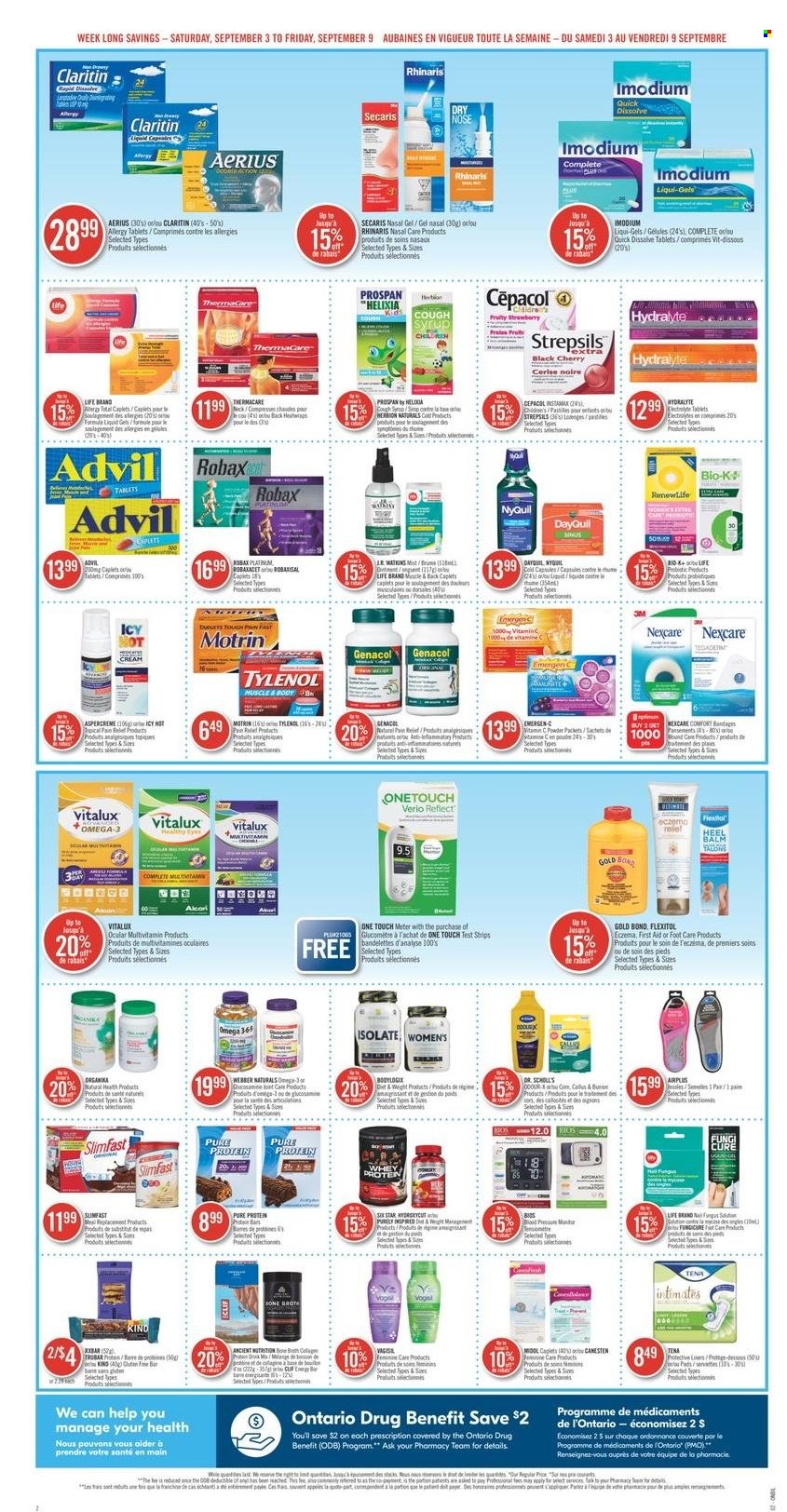 Shoppers Drug Mart flyer - September 03, 2022 - September 09, 2022. Page 2