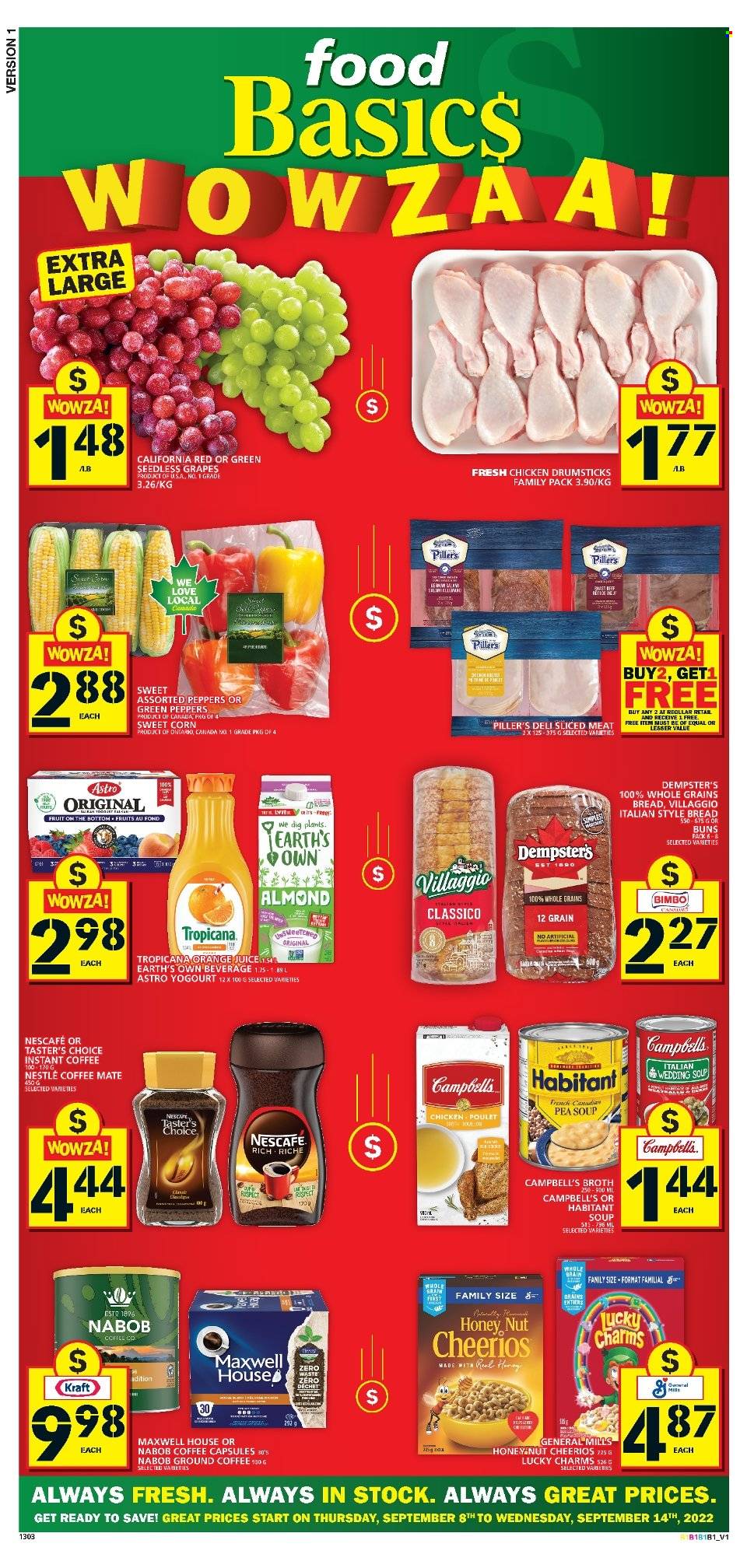 Food Basics flyer - September 08, 2022 - September 14, 2022. Page 1