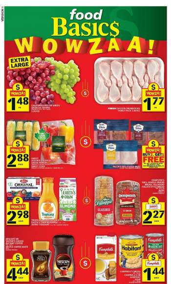 Circulaire Food Basics - 08 Septembre 2022 - 14 Septembre 2022.