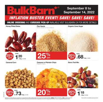 BULK BARN flyer • Thursday, September 22 - Wednesday, October ...