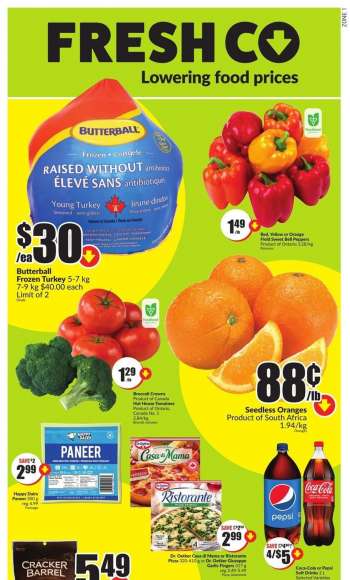 FreshCo. Flyer - September 15, 2022 - September 21, 2022.