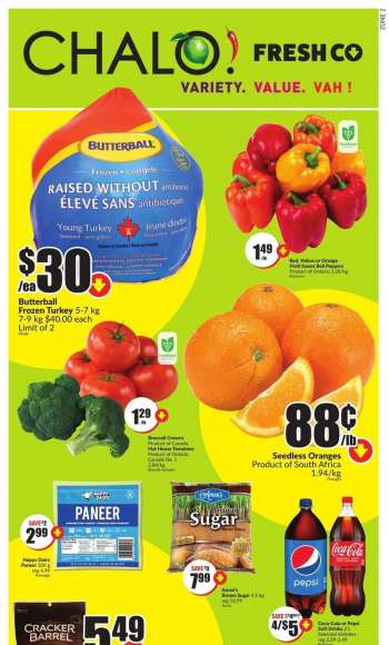 Circulaire Chalo! FreshCo. - 15 Septembre 2022 - 21 Septembre 2022.