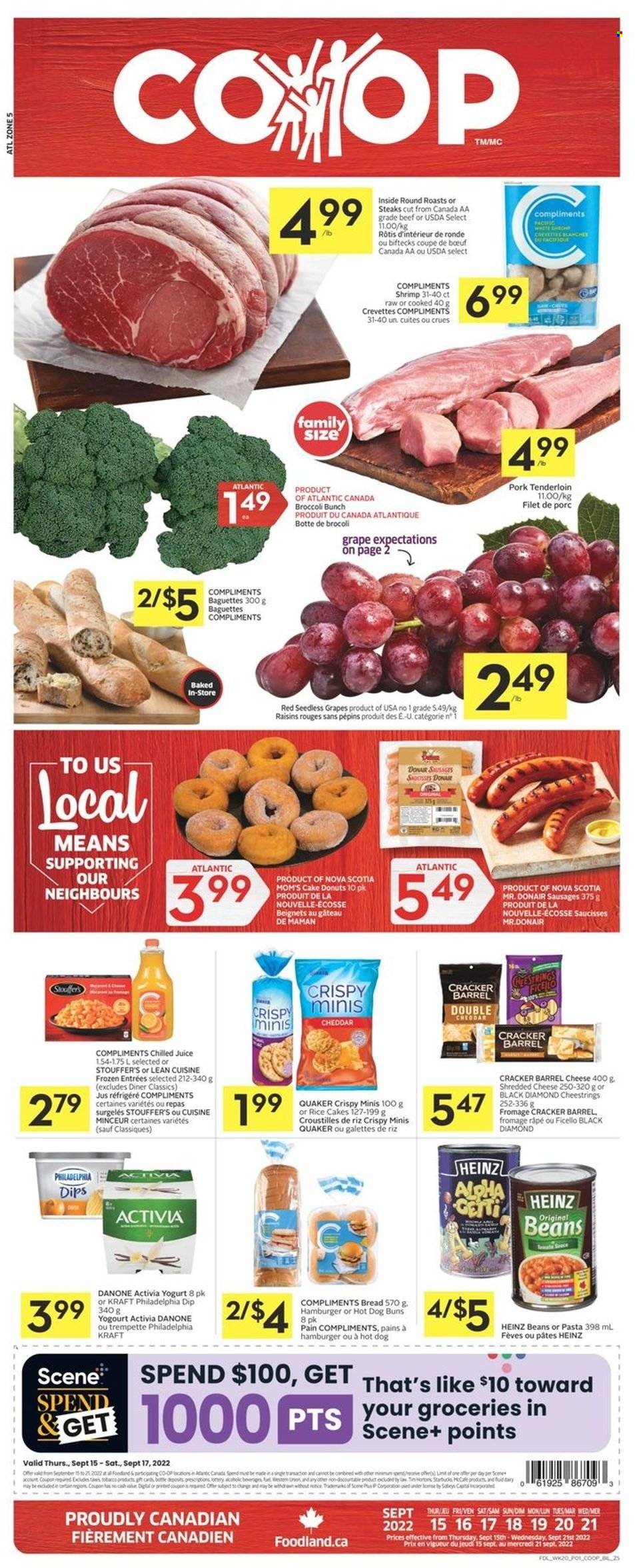 Co-op flyer - September 15, 2022 - September 21, 2022. Page 1
