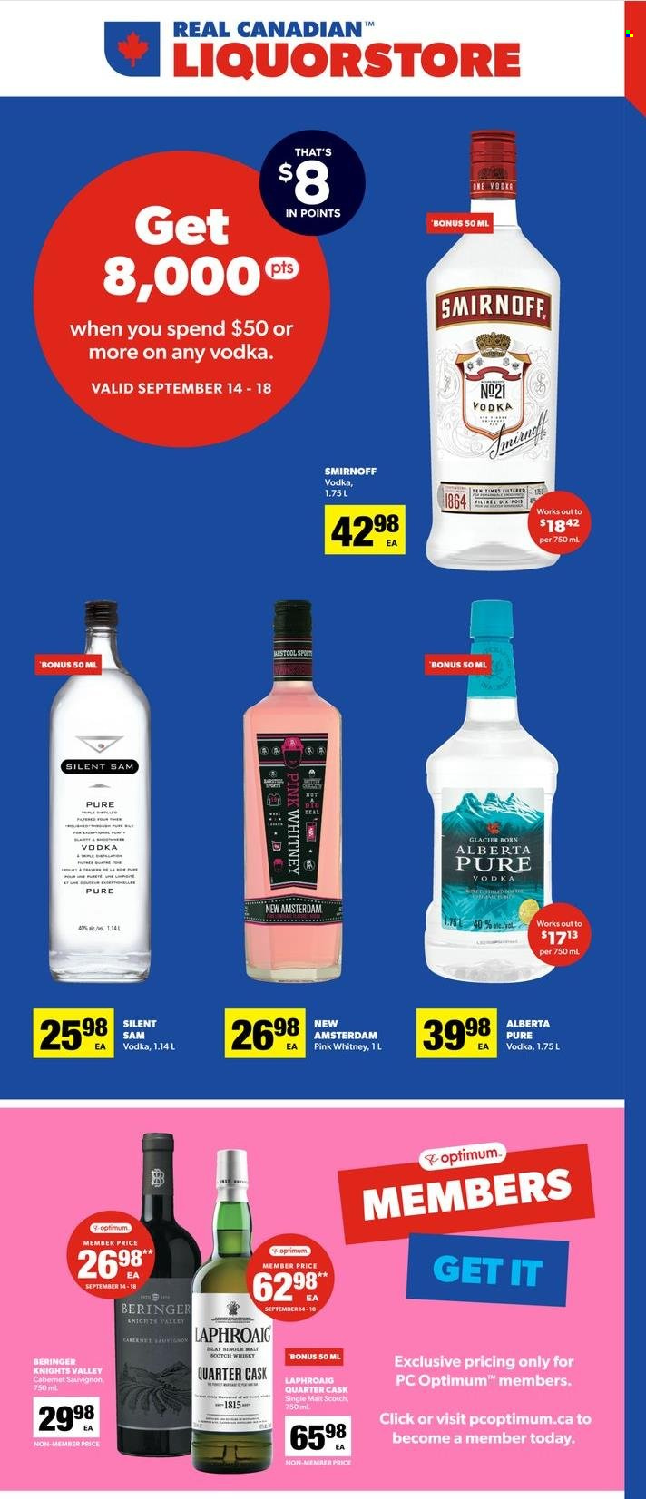 Real Canadian Liquorstore flyer - September 14, 2022 - September 18, 2022. Page 1