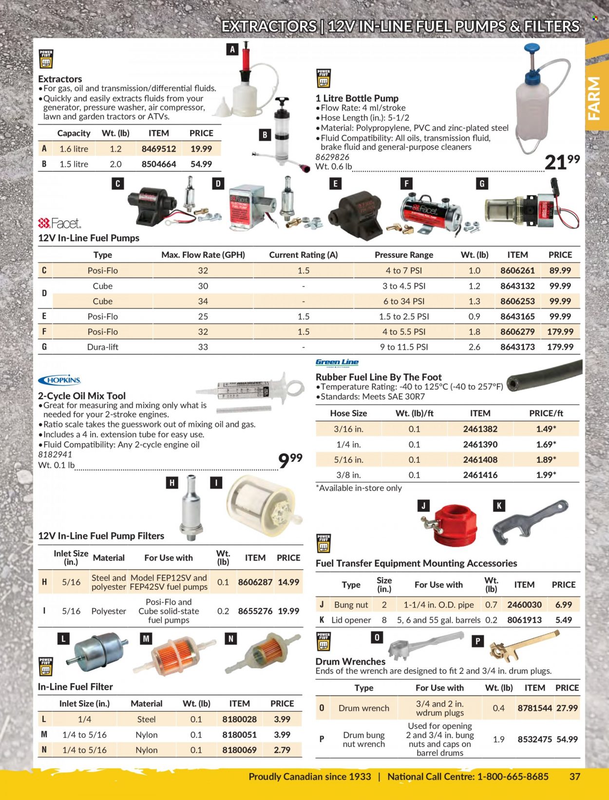 thumbnail - Princess Auto Flyer - Sales products - air compressor, pressure washer, generator, fuel filter, motor oil, transmission fluid, brake fluid. Page 41.