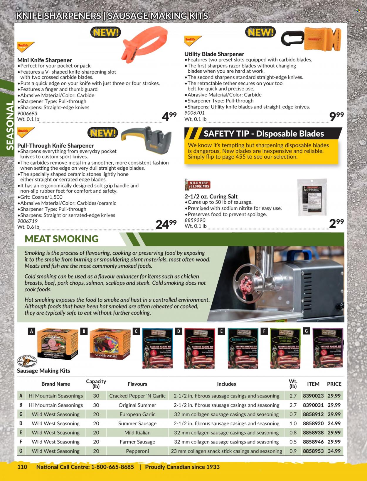 thumbnail - Princess Auto Flyer - Sales products - utility knife, tool belt. Page 114.