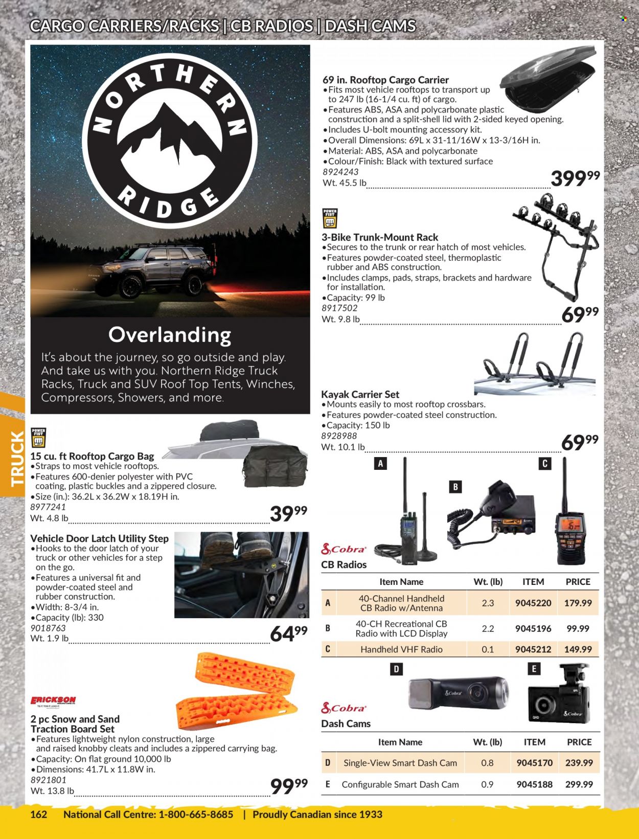thumbnail - Princess Auto Flyer - Sales products - vehicle, dashboard camera, radio, Shell. Page 166.