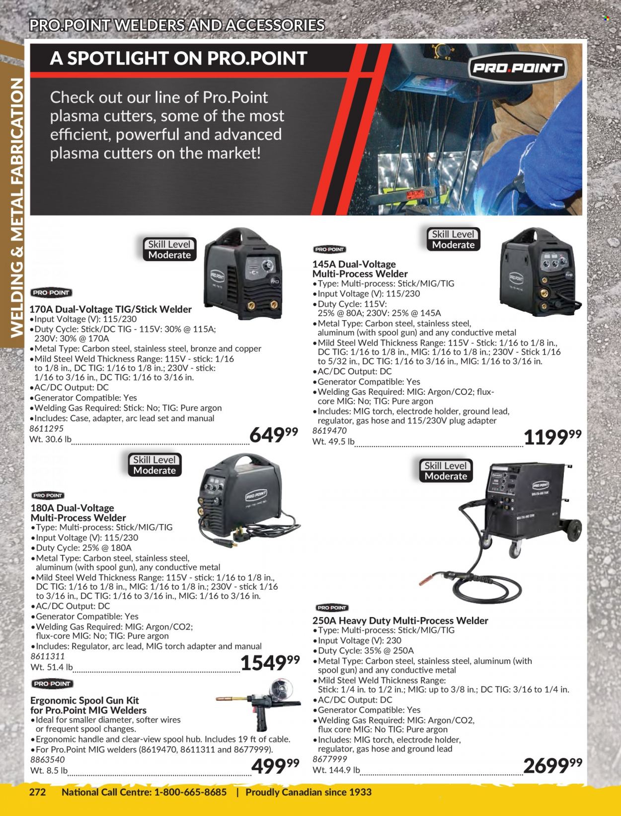 thumbnail - Princess Auto Flyer - Sales products - spotlight, inverter welder, generator, welder. Page 276.