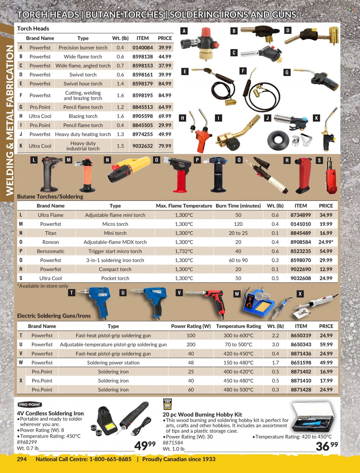 thumbnail - Princess Auto Flyer - Sales products - soldering iron. Page 298.