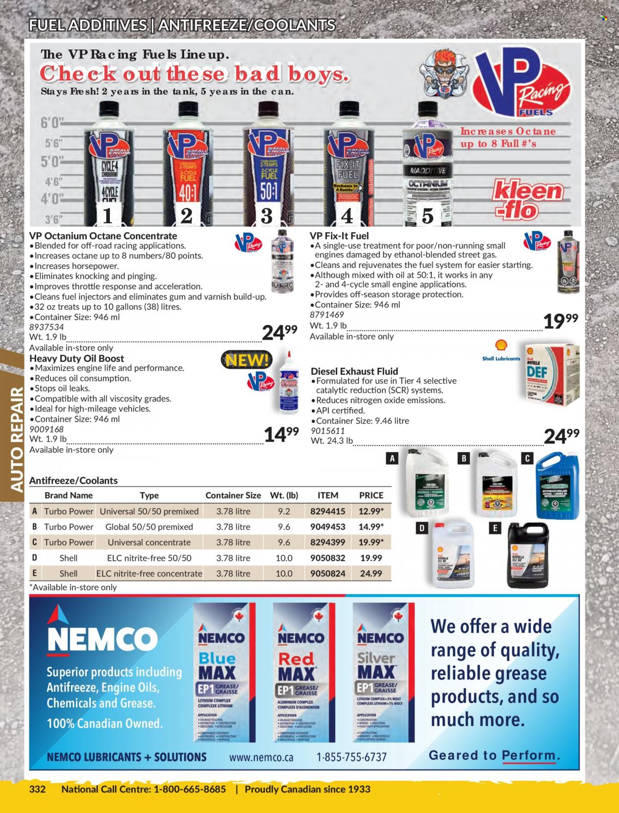thumbnail - Princess Auto Flyer - Sales products - tank, container, vehicle, antifreeze, Shell, exhaust fluid. Page 336.