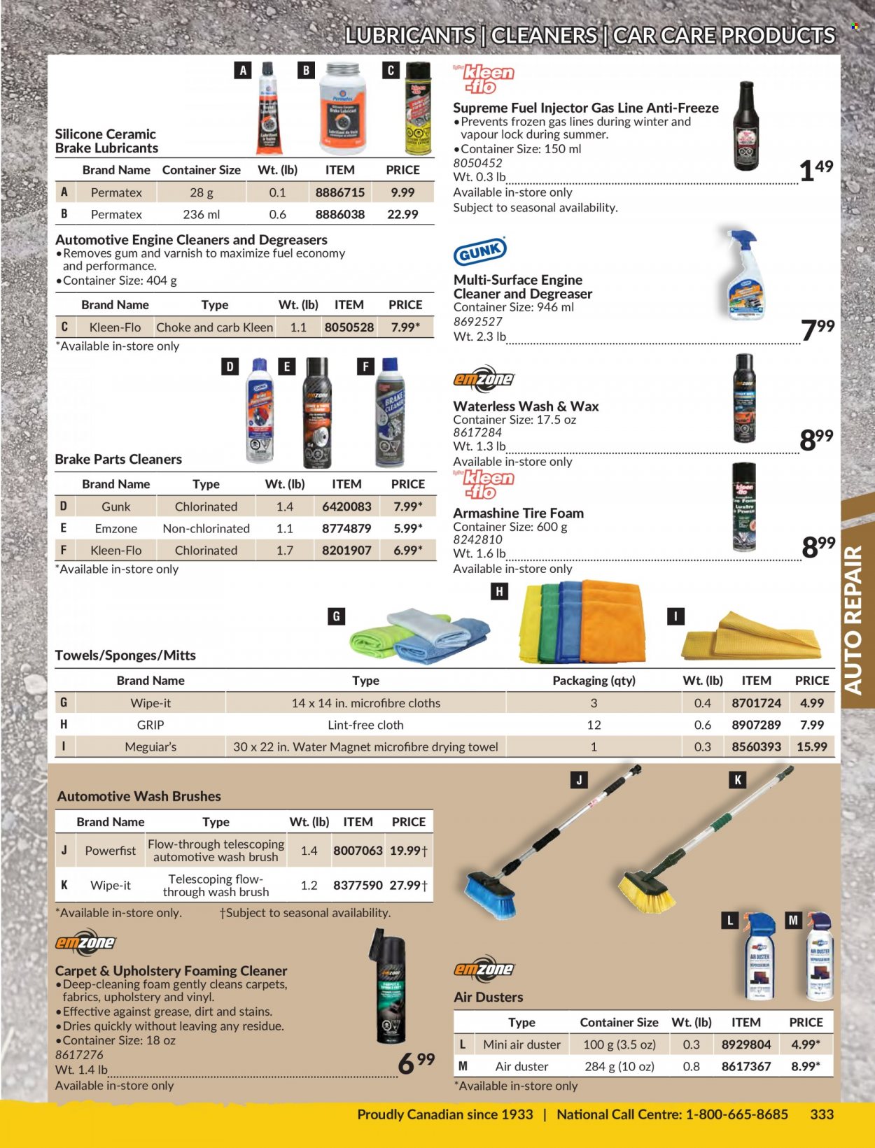 thumbnail - Princess Auto Flyer - Sales products - container, cleaner, antifreeze, degreaser. Page 337.