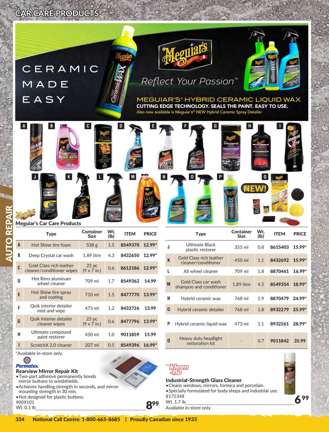 thumbnail - Princess Auto Flyer - Sales products - adhesive, paint, headlamp, container, cleaner. Page 338.