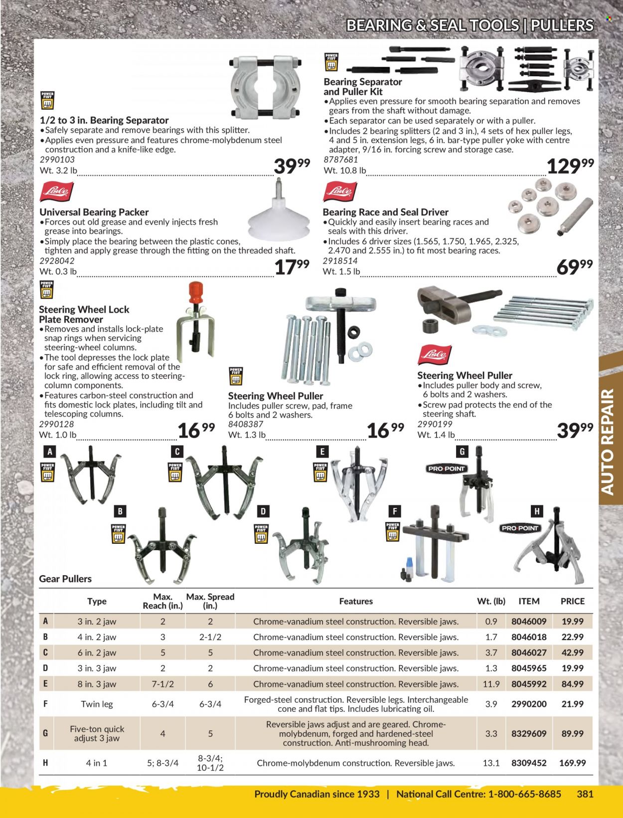 thumbnail - Princess Auto Flyer - Sales products - knife. Page 385.
