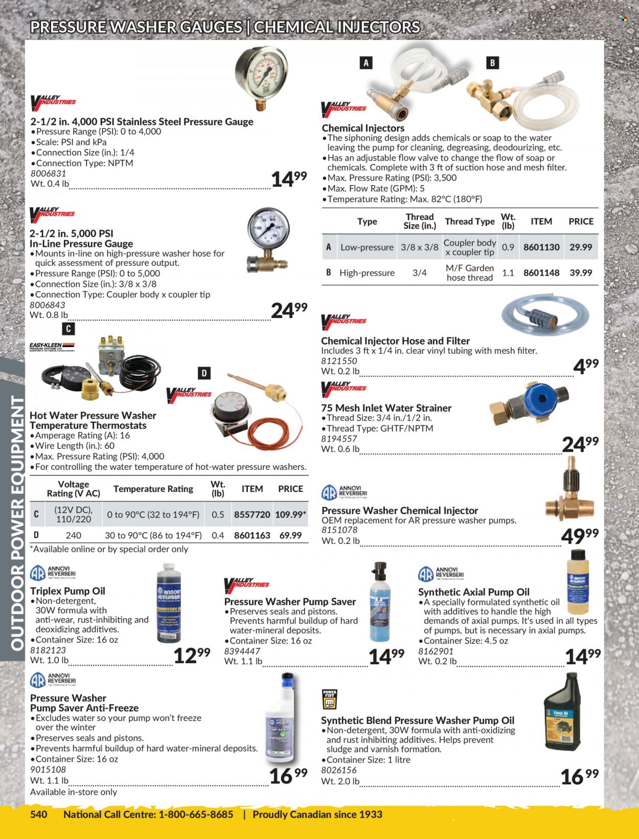 thumbnail - Princess Auto Flyer - Sales products - pressure washer, container. Page 544.