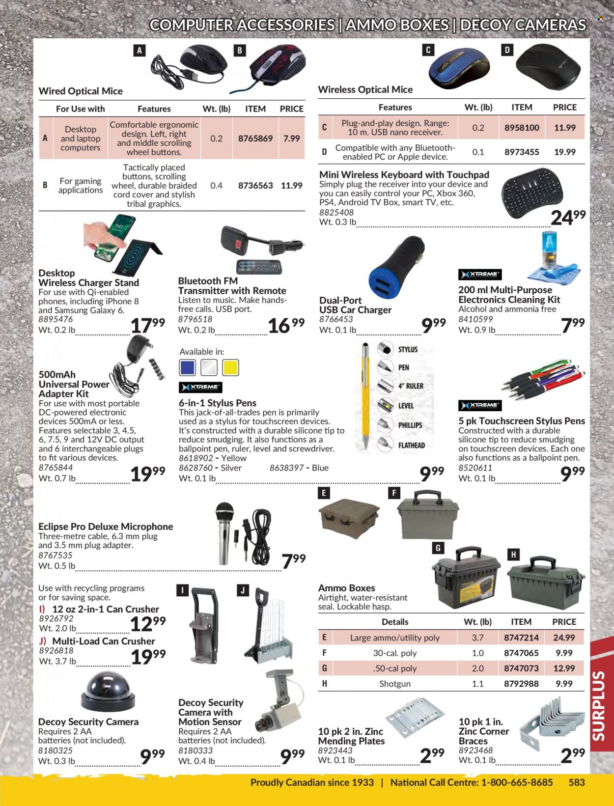 thumbnail - Princess Auto Flyer - Sales products - screwdriver, receiver, Eclipse. Page 587.