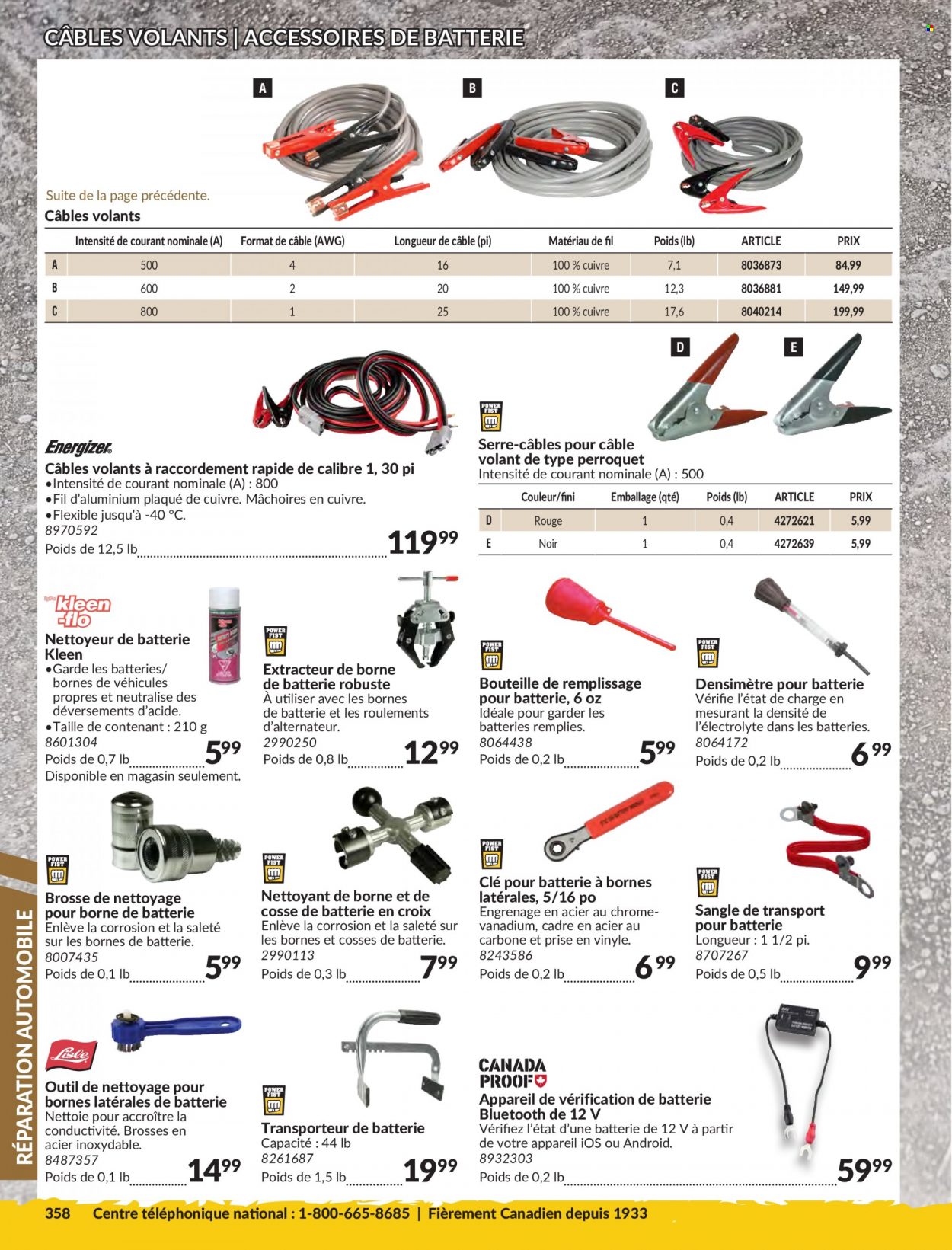 thumbnail - Princess Auto Flyer - Sales products - battery. Page 362.