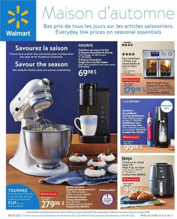 Walmart Flyer - September 22, 2022 - October 19, 2022.
