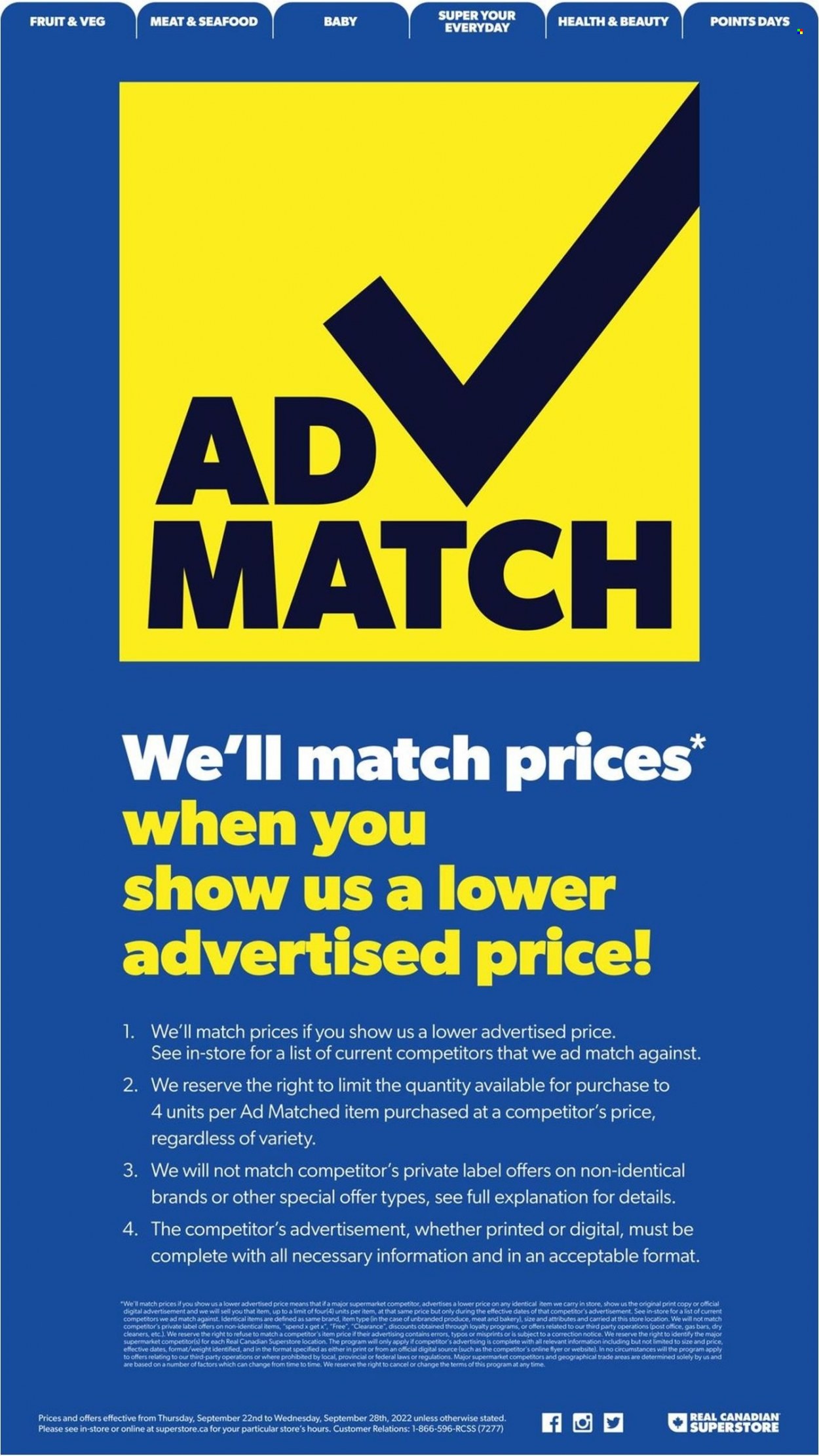 Real Canadian Superstore flyer - September 22, 2022 - September 28, 2022. Page 25