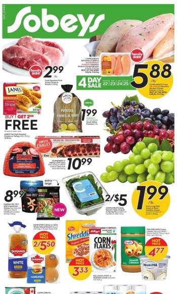 Circulaire Sobeys - 22 Septembre 2022 - 28 Septembre 2022.