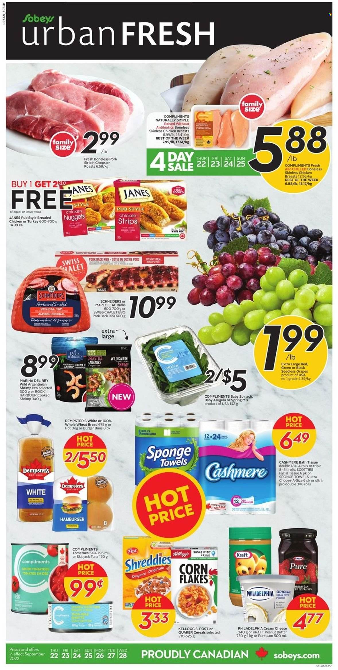 Sobeys Urban Fresh flyer - September 22, 2022 - September 28, 2022. Page 1