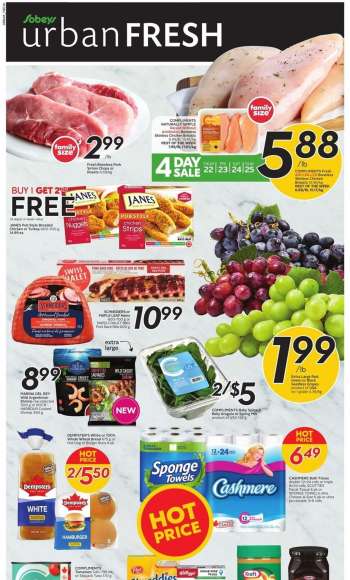 Circulaire Sobeys Urban Fresh - 22 Septembre 2022 - 28 Septembre 2022.