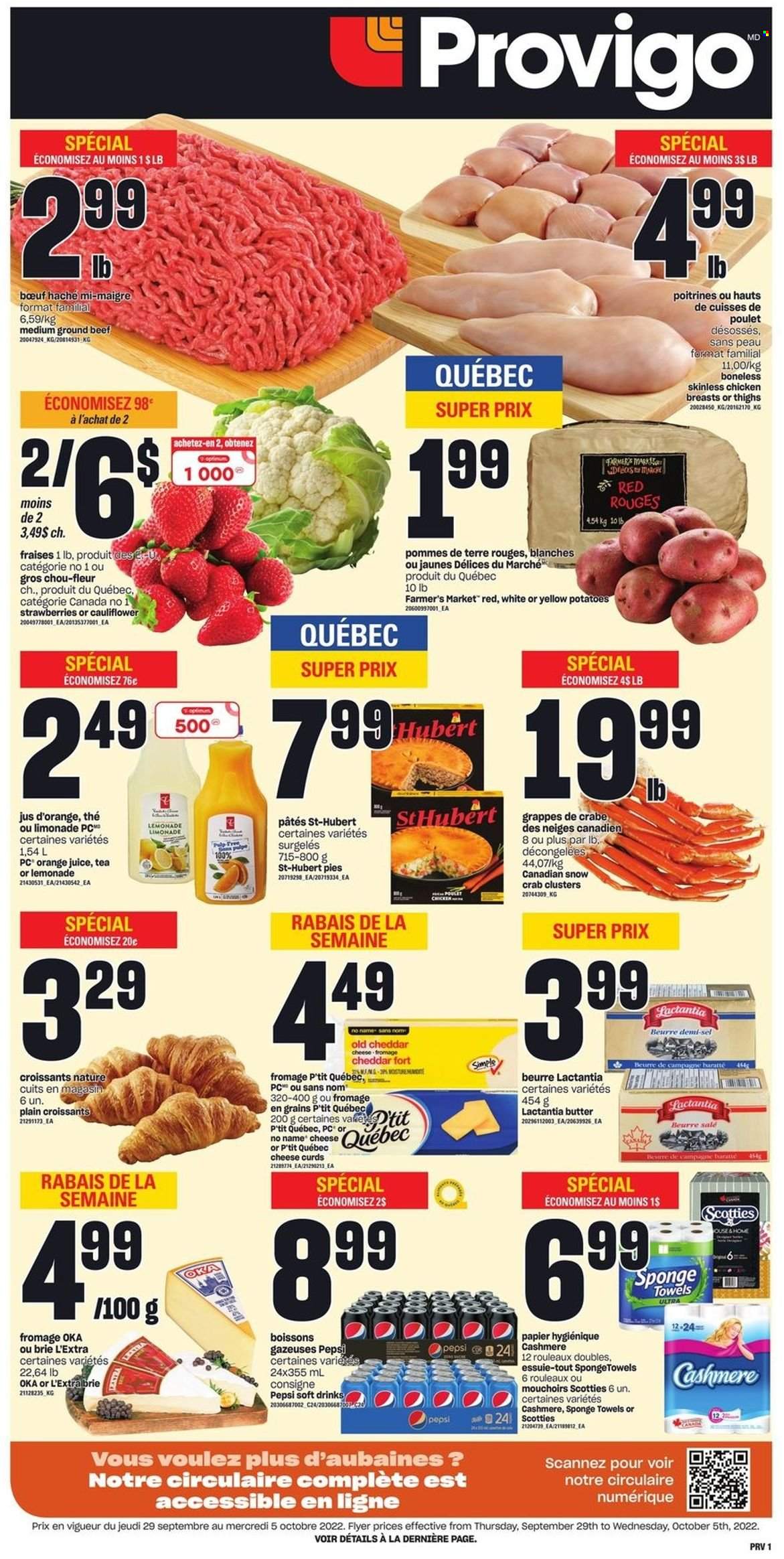 Provigo flyer - September 29, 2022 - October 05, 2022. Page 1