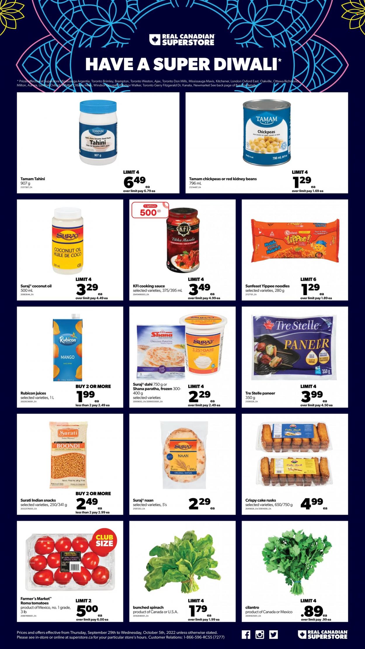 Real Canadian Superstore flyer - September 29, 2022 - October 05, 2022. Page 1