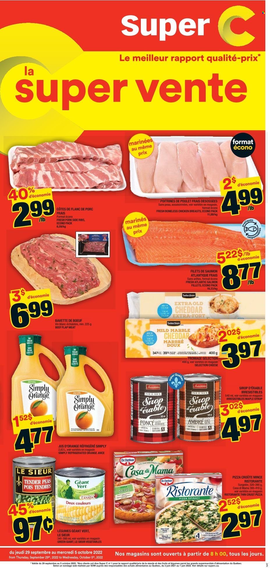 Super C flyer - September 29, 2022 - October 05, 2022. Page 1