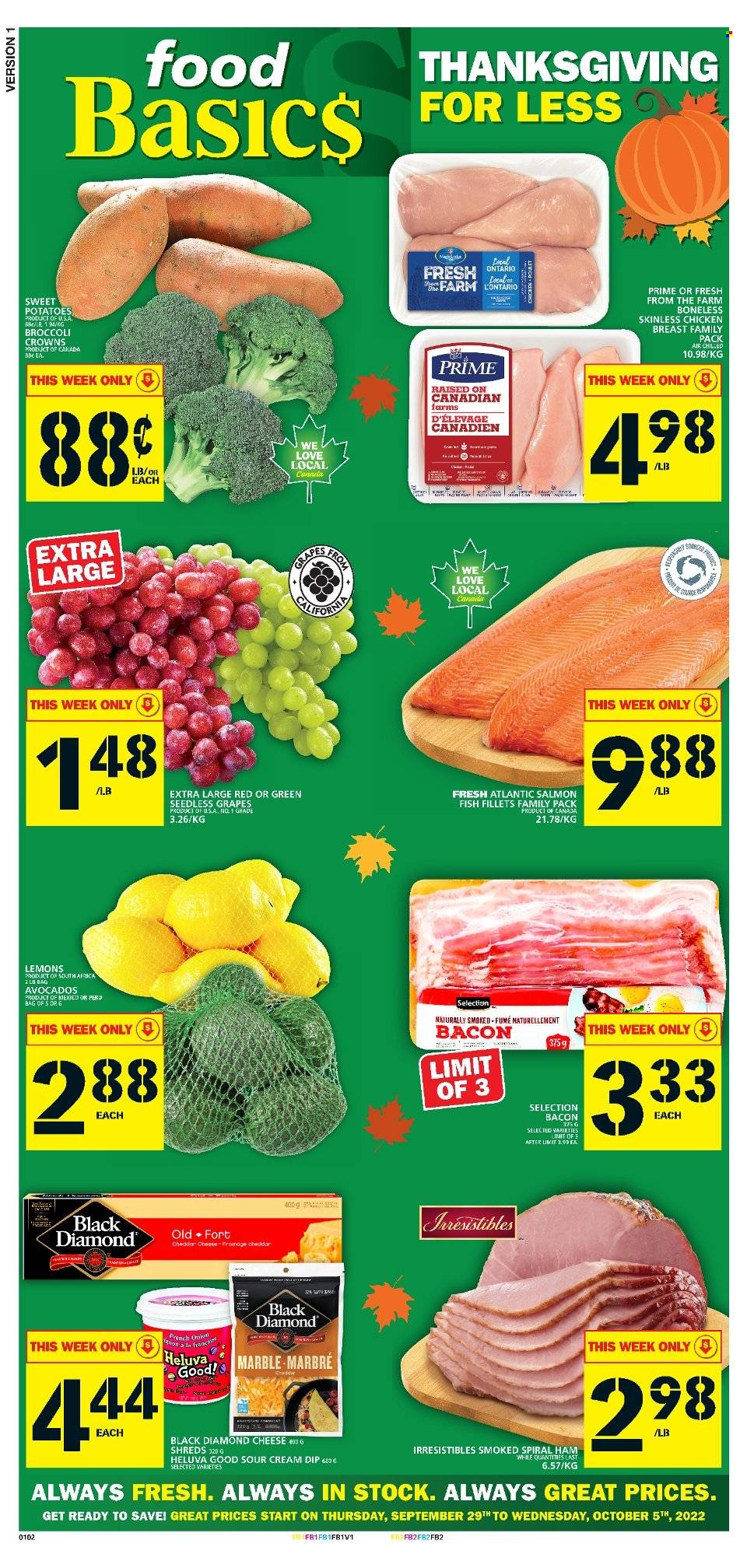 Food Basics flyer - September 29, 2022 - October 05, 2022. Page 1