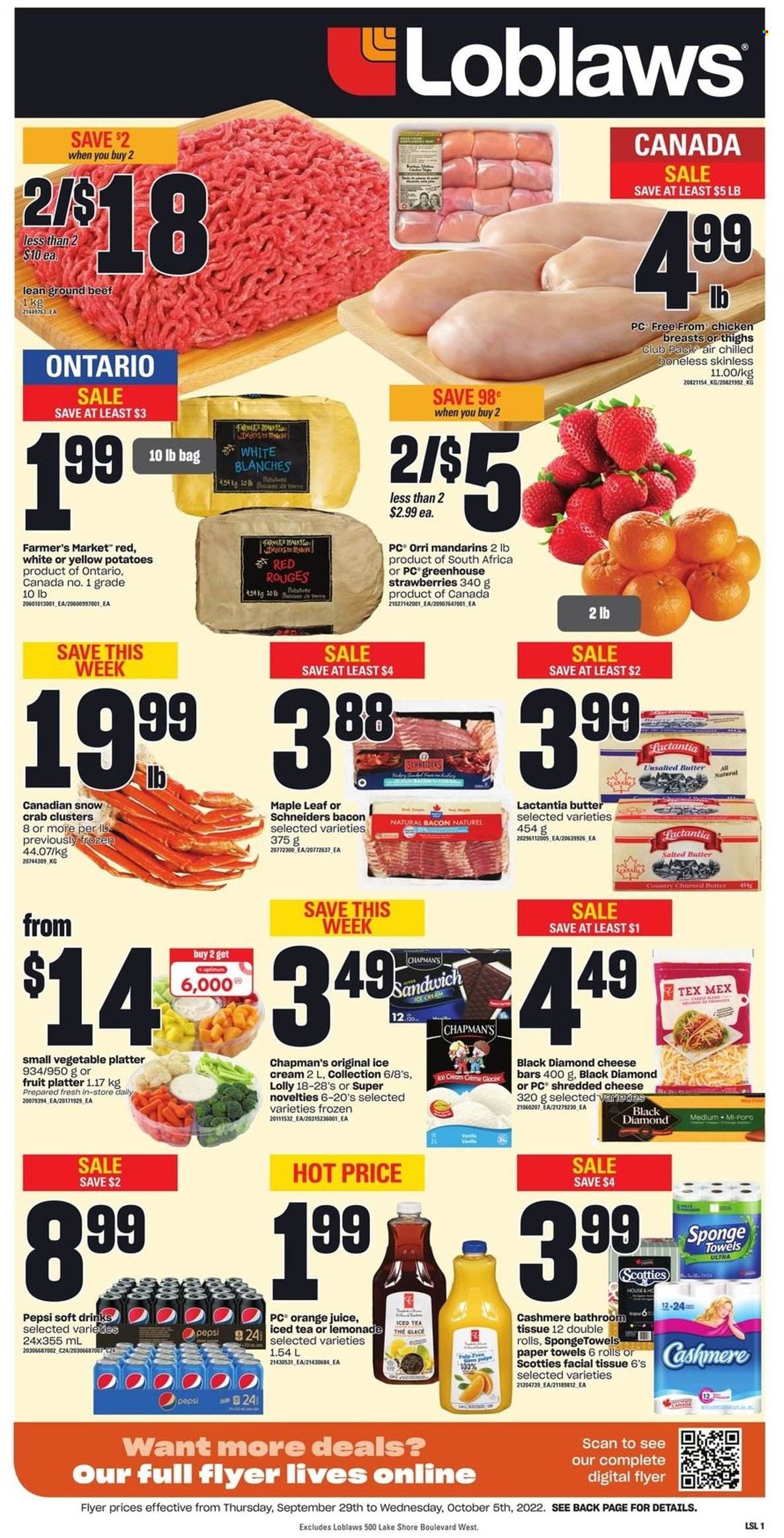 Loblaws flyer - September 29, 2022 - October 05, 2022. Page 1
