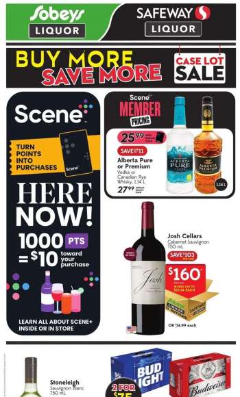 Sobeys Liquor Flyer - September 29, 2022 - October 05, 2022.