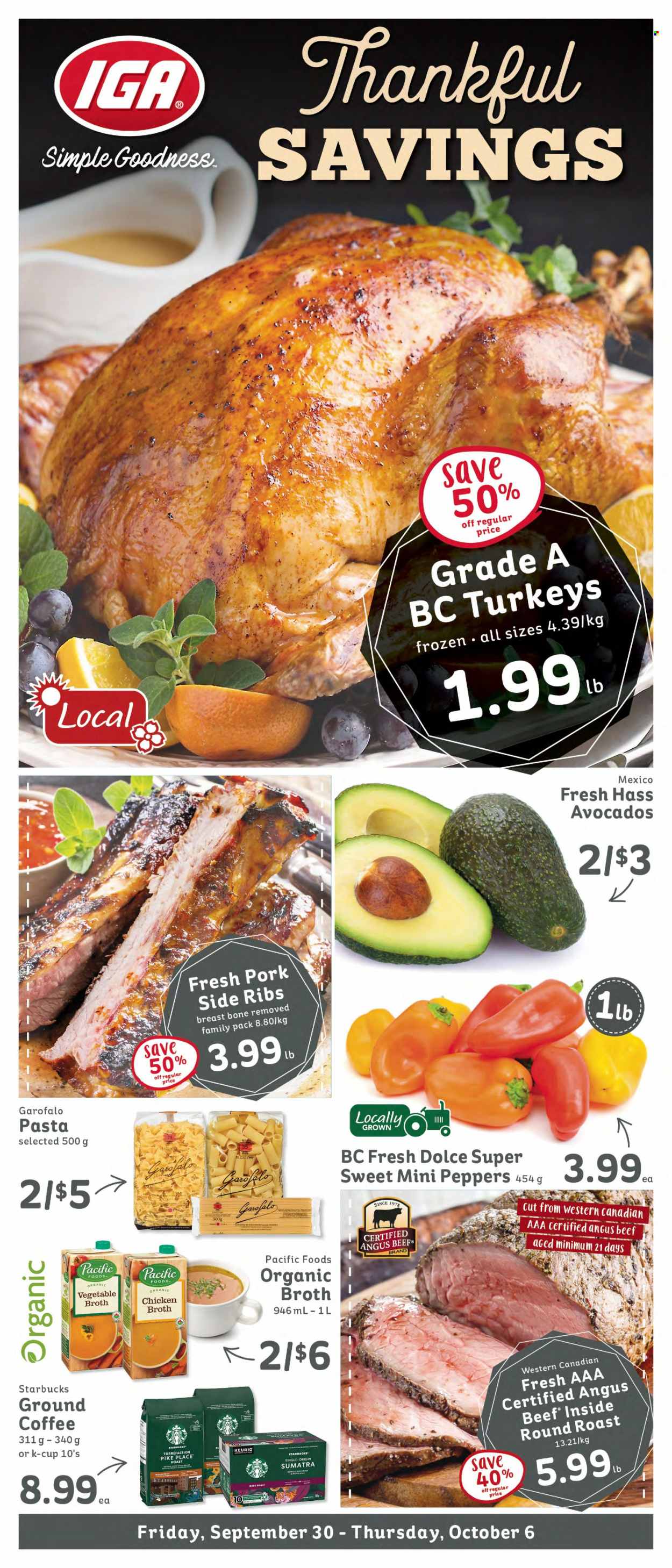 IGA Simple Goodness flyer - September 30, 2022 - October 06, 2022. Page 1