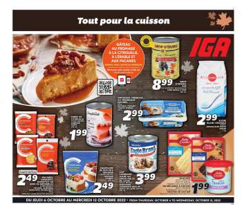 Circulaire IGA - 06 Octobre 2022 - 12 Octobre 2022.