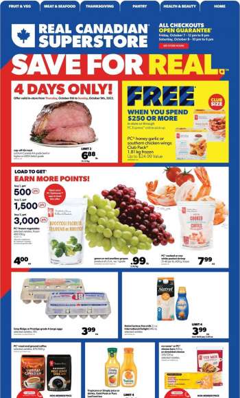 Real Canadian Superstore Flyer - October 06, 2022 - October 12, 2022.