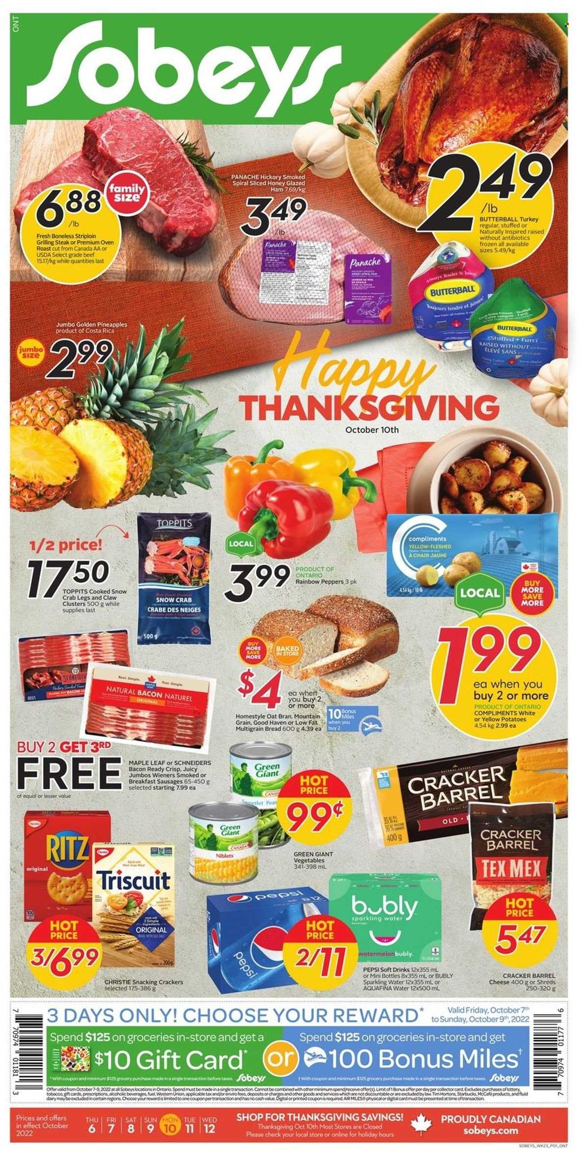 Sobeys flyer - October 06, 2022 - October 12, 2022. Page 1