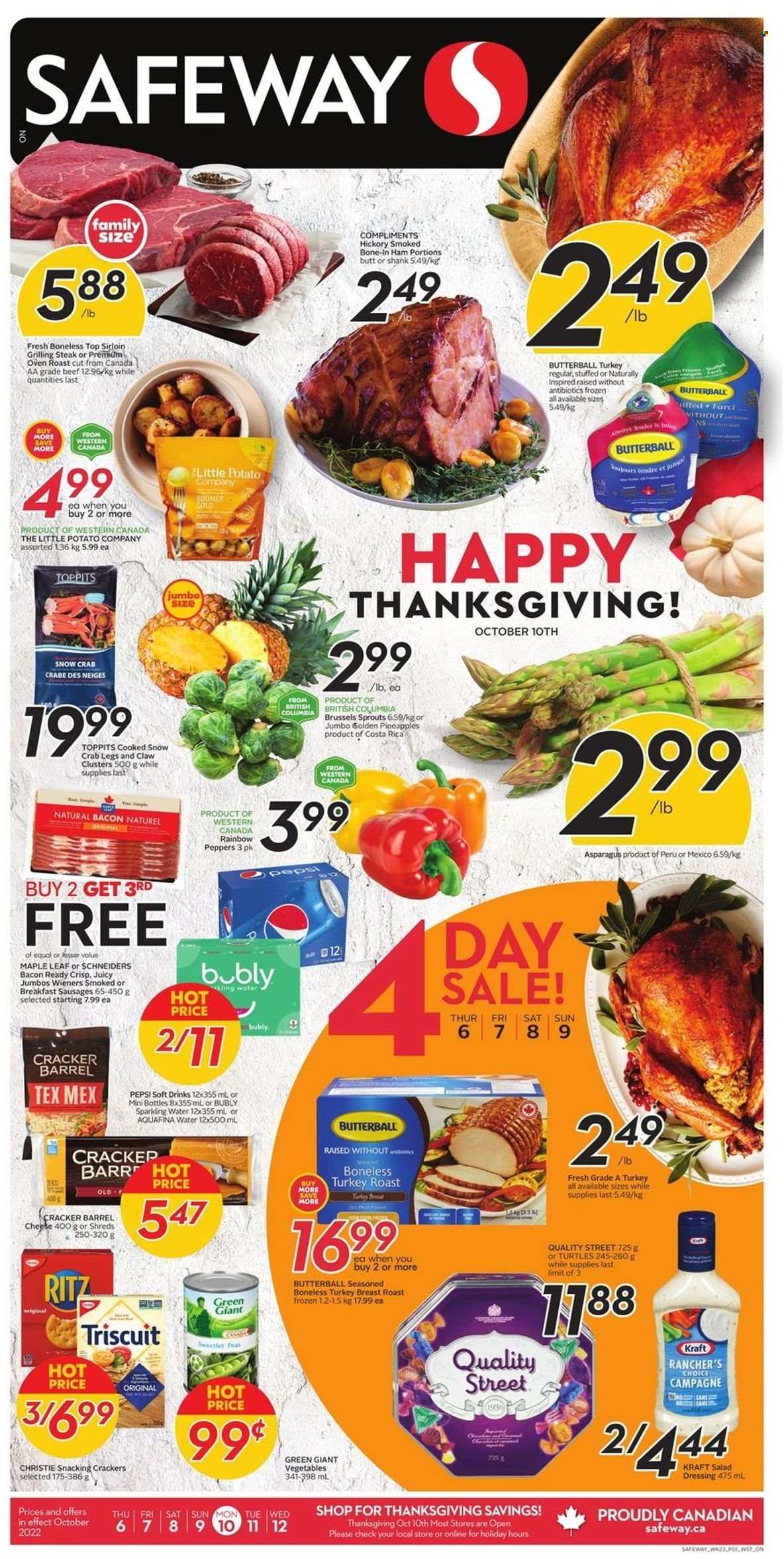 Safeway flyer - October 06, 2022 - October 12, 2022. Page 1