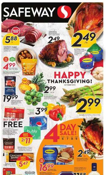 Safeway Flyer - October 06, 2022 - October 12, 2022.