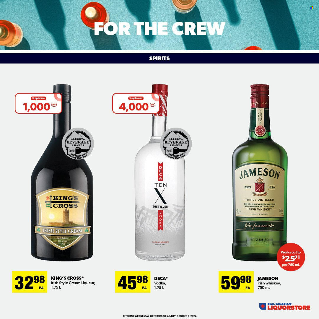Real Canadian Liquorstore flyer - October 05, 2022 - October 09, 2022. Page 4